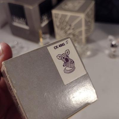 Collection of Iris Arc Crystal Figurines- Eight Pieces