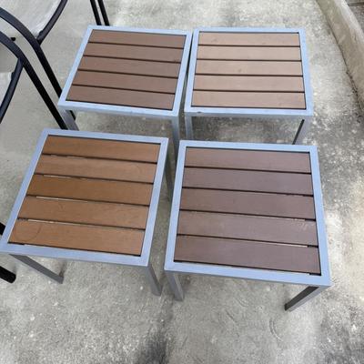 Patio Chairs and Side Tables (LR-BM)