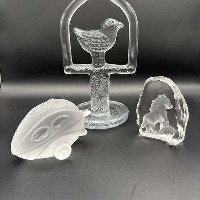 3 pieces of cryatal
