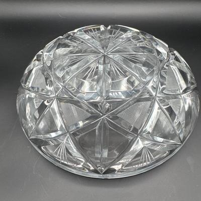 9” Crystal ashtray