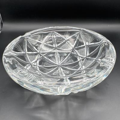 9” Crystal ashtray