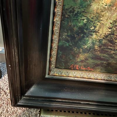 Numbered, Signed & Framed Canvas Giclee Titled “Joys of Summer” (GB1-MG)