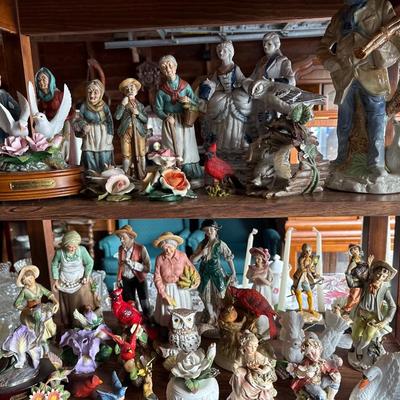 Large group of figurines