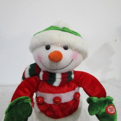Moving  singing snowman