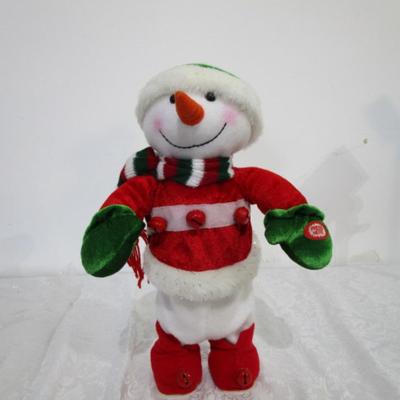 Moving  singing snowman