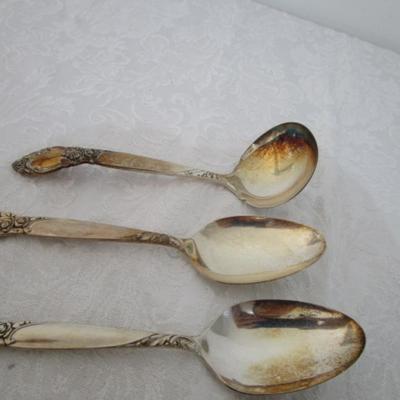 Oneida Community Ballad Silver-plated serving utensils