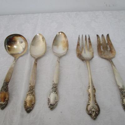 Oneida Community Ballad Silver-plated serving utensils
