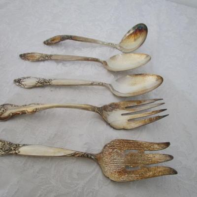 Oneida Community Ballad Silver-plated serving utensils
