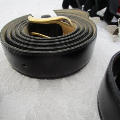 4 Belts & 3 sets suspenders,1 belt buckle