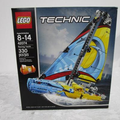 Lego Disney Technic racing yacht set, new in box. Selling for $89.99 on Amazon.