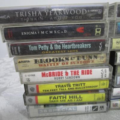 24 cassette tapes, various titles