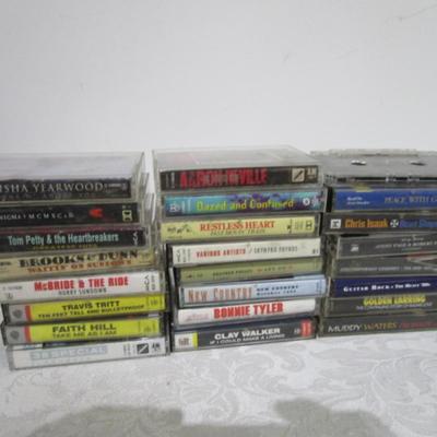 24 cassette tapes, various titles