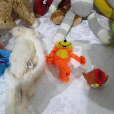 15 stuffed animals