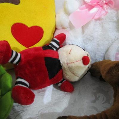 15 stuffed animals