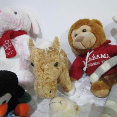15 stuffed animals