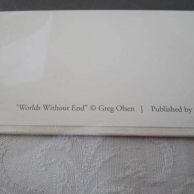 "Worlds Without End" unframed picture, framed lighthouse picture