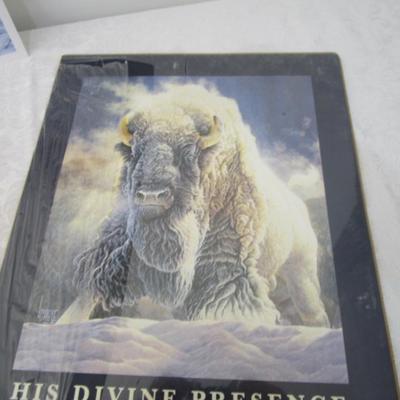 " His Divine Presence" poster (bison), Horse in snow poster