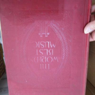 Vintage "The World's Best Music" 1909 books (7 hardbound books)