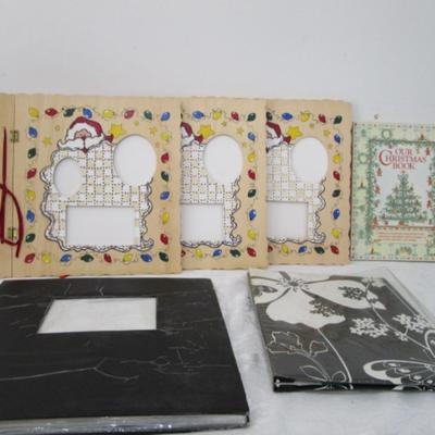 "Our Christmas Book", 5 scrapbooks