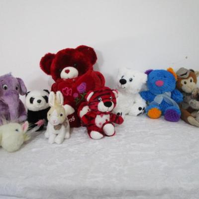 10 stuffed animals