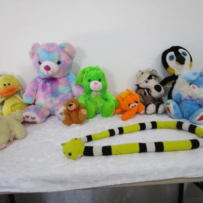 10 stuffed animals