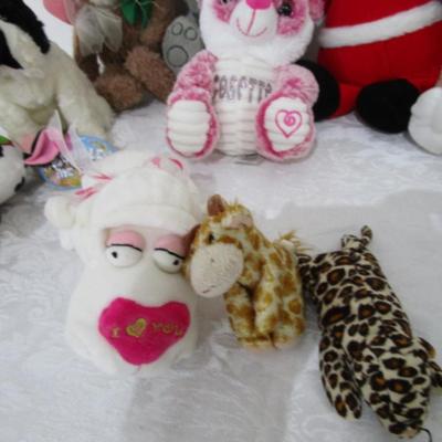 15 stuffed animals