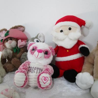 15 stuffed animals