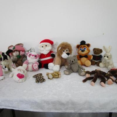 15 stuffed animals
