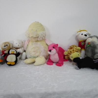 10 stuffed animals
