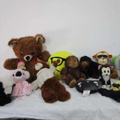 15 stuffed animals