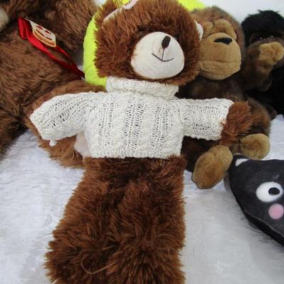 15 stuffed animals