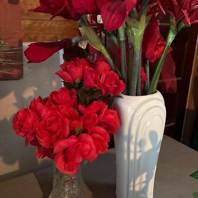 Six floral arrangements