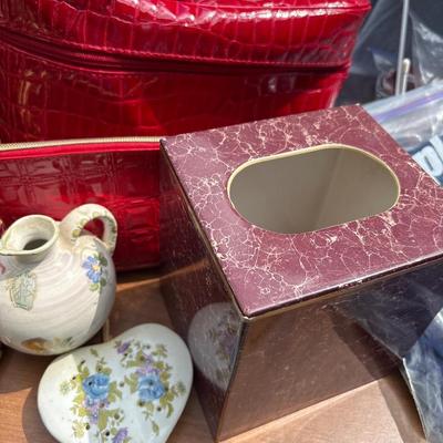 Make up bags, clothing, and miscellaneous