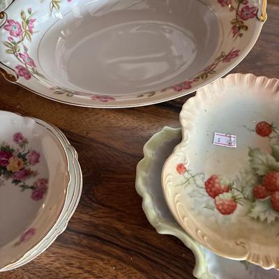 Beautiful plates, coffee, pots, bowls