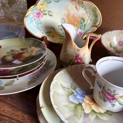Beautiful plates, coffee, pots, bowls