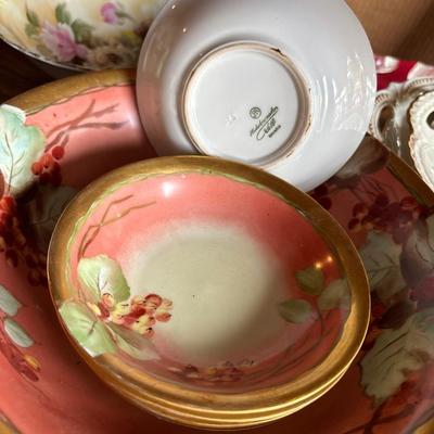 Beautiful plates, coffee, pots, bowls