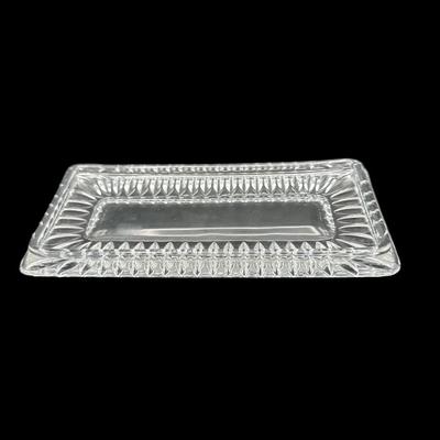 Frosted 9 inch bowl and trivet tray
