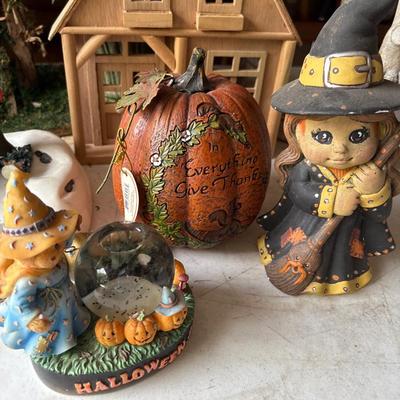 Nativity creche , Ivy topiaries and other holiday decor