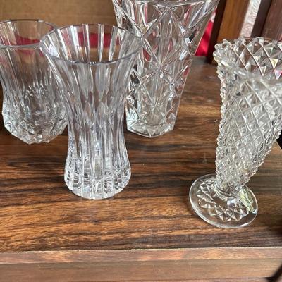 Crystal vases