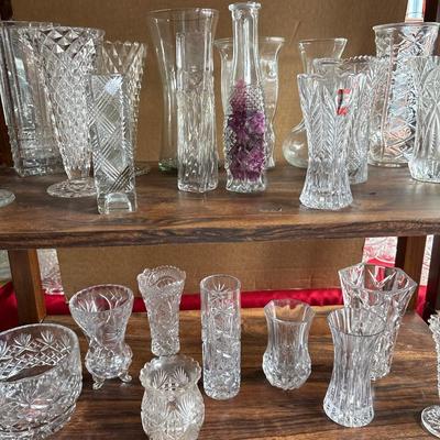 Crystal vases