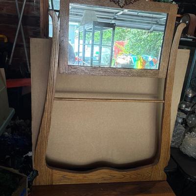Vintage wash stand with mirror