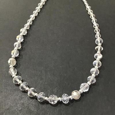 Sale Photo Thumbnail #26: Very nice glass beaded necklace. Please see attached photos.