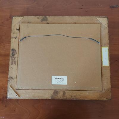 Framed Gustav Likan Artwork (BR1-BBL)