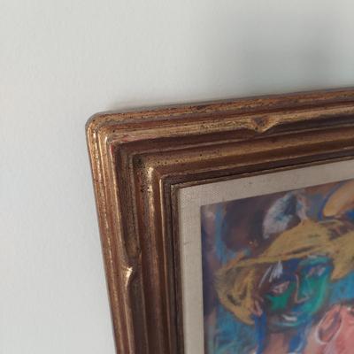 Framed Gustav Likan Artwork (BR1-BBL)