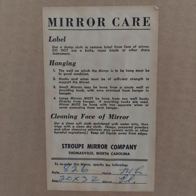 Neoclassical Gilded Mirror by Stroupe Mirror Co. (BR1-BBL)