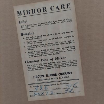 Neoclassical Gilded Mirror by Stroupe Mirror Co. (BR1-BBL)