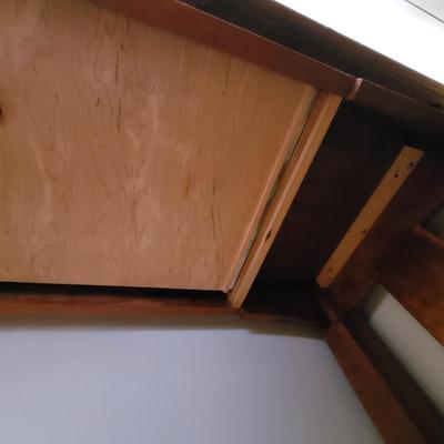 Mission Style Desk with Office Mat (BR1-BBL)