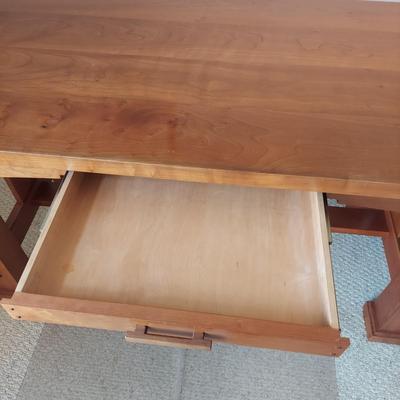 Mission Style Desk with Office Mat (BR1-BBL)