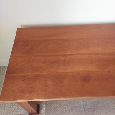 Mission Style Desk with Office Mat (BR1-BBL)