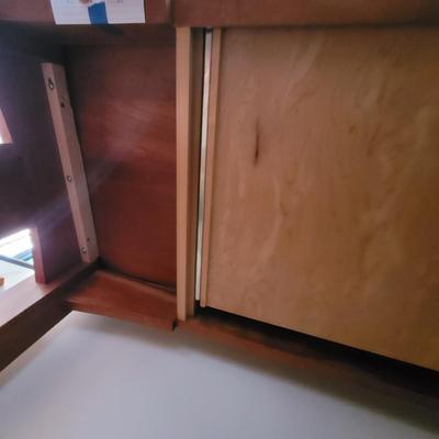 Mission Style Desk with Office Mat (BR1-BBL)